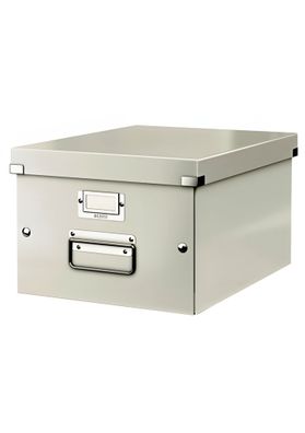 LEITZ Archivbox WOW Click und Store für A4 weiß