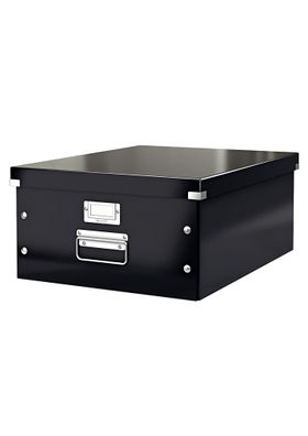Archivbox Click und Store groß Graukarton schwarz