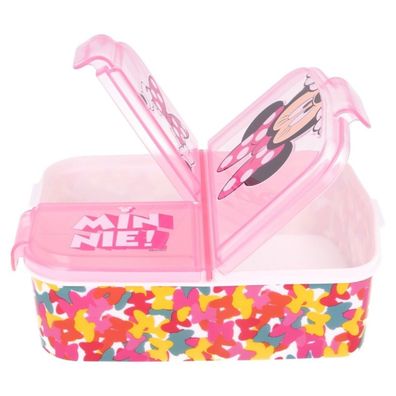 Disney Minnie Mouse Kinder Brotdose – Lunchbox mit 3 Fächern & tollem Design