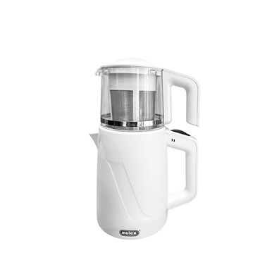 2 in 1 Elektrischer Wasser-/ Teekocher Samowar 1650W mit Sieb aus Edelstahl
