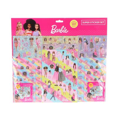 Barbie Aufkleberset 500 Stück Sticker für Basteln Dekorieren und Sammeln