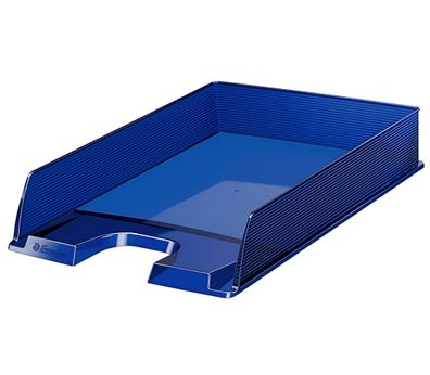 Briefkorb A4 Europost d. blau Mehrfach übereinander stapelbar. Mit gro