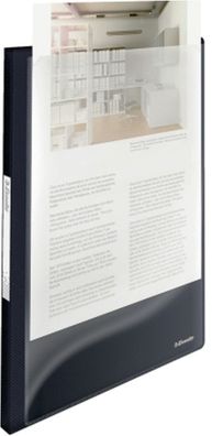 Sichtbuch A4 20H. schwarz Sammelmappe/Sichtbuch Panorama mit 20 fe