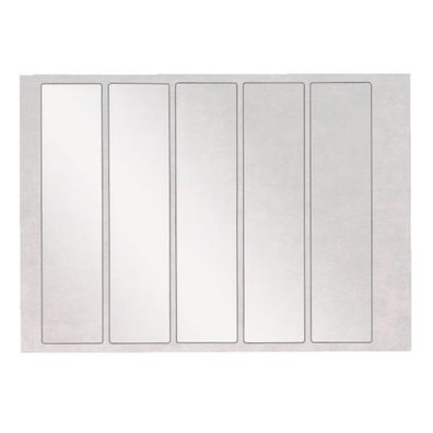 LEITZ Schutzetikett Orgacolor plus 46x195mm 66510003 500ST