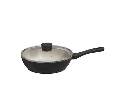 Michelino Nora New Line Pfanne mit Glasdeckel ø24 cm - Induktionsgeeignet