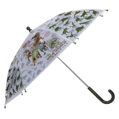 Jurassic World Rainy Days ? 71 cm Kinder Regenschirm Rainy Days mit durchsichtigem
