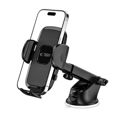 Tech-Protect V3 Autotelefonhalter für Windschutzscheibe und Armaturenbrett – Schwarz