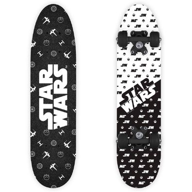 Star Wars Holz-Skateboard Mandalorian Robustes 9-Schichten Ahorn