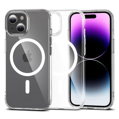 TechProtect FlexAir Hybrid magnetisch Hülle Kompatibel mit iPhone 15 transparent