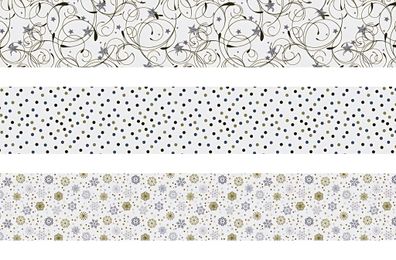 Faltstreifen-Set für Fröbelsterne 1 x 30 cm 15 x 45 cm Papier weiss