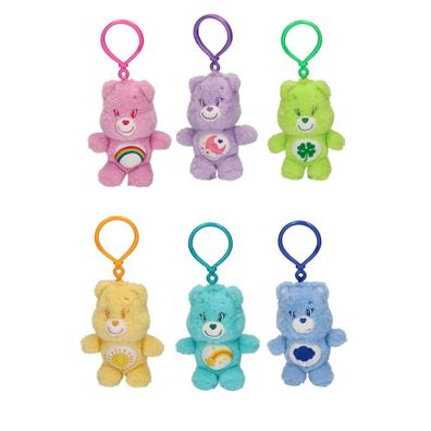 Care Bears Bag Clip Kinder Taschenanhänger Set aus Polyester für Rucksack und