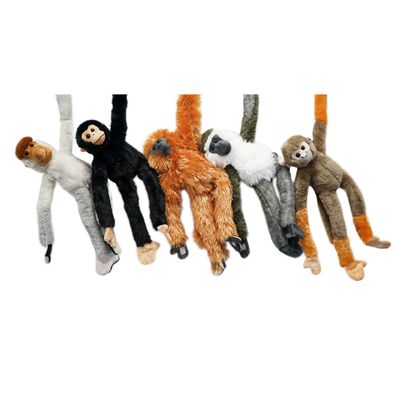 Bright Loyalty Kuscheltier Affe 45 cm mit Klett-Händen & -Füßen zum Festhalten