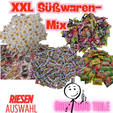 3,3kg Süßigkeiten Mix Über 1000 Teile Lutscher Kaugummi Traubenzucker Großpackung