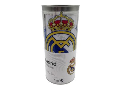 Real Madrid Aktivitätsset Dose mit Malzubehör und Schreibwaren