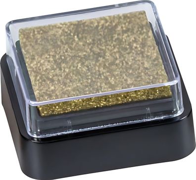 HEYDA 204888459 Stempelkissen Mini 3 x 3 cm goldfarben