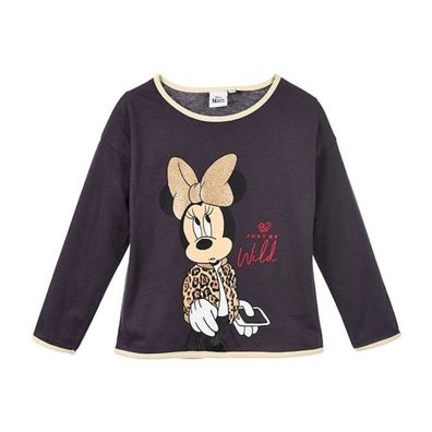 Disney Minnie Mouse Langarmshirt Kinder Shirt Baumwolle Langarm Oberteil für Allta