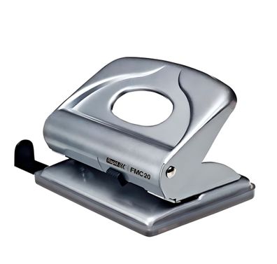 Rapid Locher Fashion FMC20 brillant silber Arretierbares Oberteil f