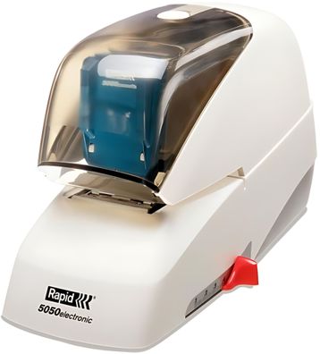 Rapid Elektrisches Flachheftgerät 5050e 50Blatt weiß/grau