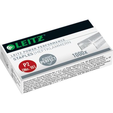 LEITZ 5577 Heftklammern No. 10 1000 Stück