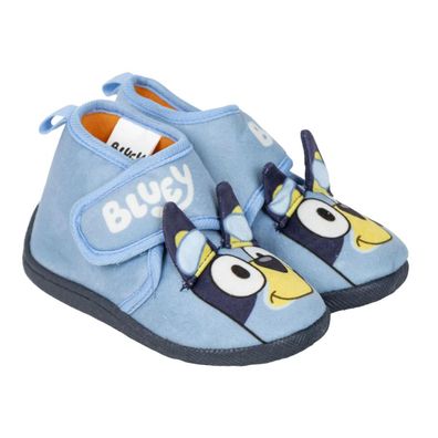 Bluey Kinder Hausschuhe Halb-Boot 3D, warme Hausstiefel, Pantoffeln