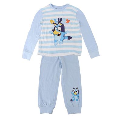 Bluey Schlafanzug Kinder – Pyjama Set langarm, Baumwolle Jersey