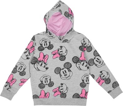 Disney Minnie Mouse Kapuzenpullover aus Baumwolle – Stylischer Hoodie für Mädchen
