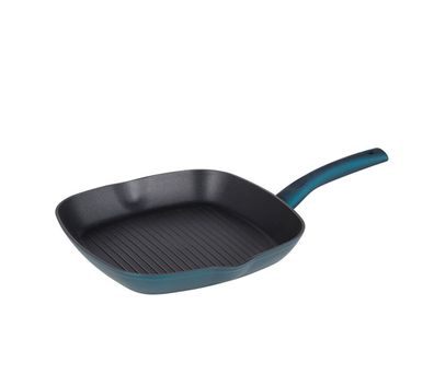 Michelino Nora Grillpfanne - 24 x 24 cm, Viereckig, Antihaft, für alle Herdarten
