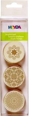 HEYDA 204888642 Stempel Kristalle 3 Acryl