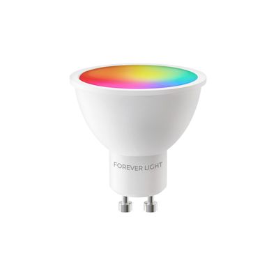 Forever Light LED Lampe RGB GU10 4.8W 440lm Neutralweiß 4000 K Energieklasse F