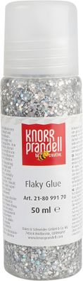 KNORR Prandell Glitterfarbe Flaky Glue silberfarben-regenbogen