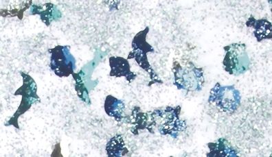 KNORR Prandell 218099205 Glitterfarbe Confetti Glue Fische blau