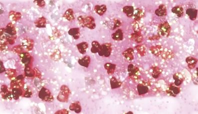 KNORR Prandell 218099206 Glitterfarbe Confetti Glue Herzen rot