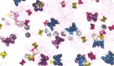 KNORR Prandell 218099208 Glitterfarbe Confetti Glue Schmetterlinge