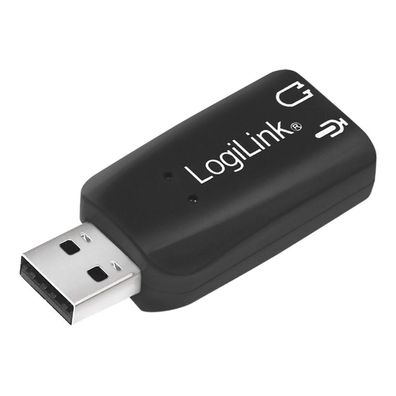 LogiLink Soundkarte USB 5.1 mit Virtual 3D Soundeffekt