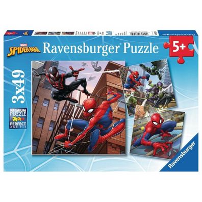 Spiderman Puzzle, 3x49tlg