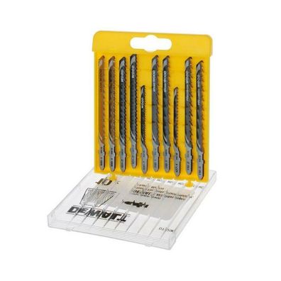 HCS Stichsägeblatt-Satz DT2290, 10-teilig (gelb, für Holz)