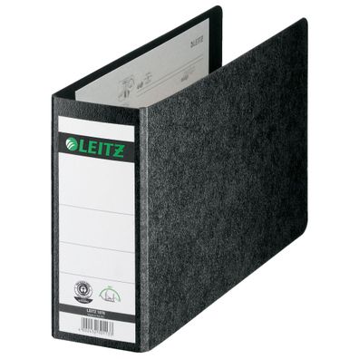 LEITZ 1076 Ordner Hartpappe 77 mm ohne Griffloch für Größe A5 quer