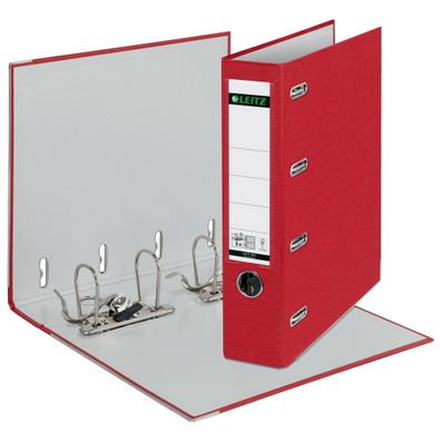 LEITZ 1012 PlastikDoppelordner 2x A5 quer 75 mm rot