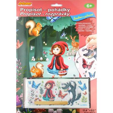 Artlover Rotkäppchen Letterpress Bild