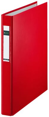 LEITZ 4210 Ringbuch Maxi A4 25mm 2 Ringe PP rot