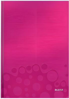 LEITZ Notizbuch A4 WOW kar. pinkNotizbuch A4 kariert. Serie WOW pink