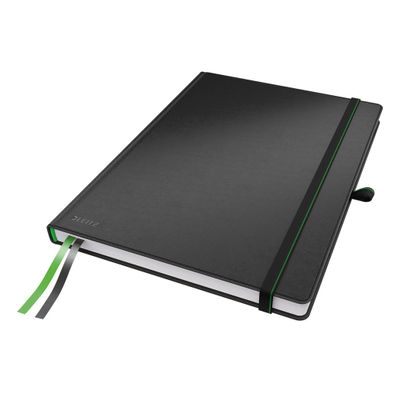 LEITZ Notizbuch A4 Complete schwarz 44710095 kariert
