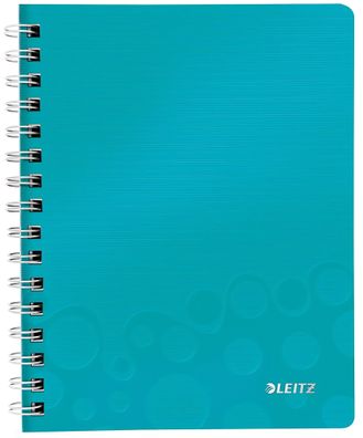 Collegeblock WOW A5 PP-Einband liniert eisblau metallic