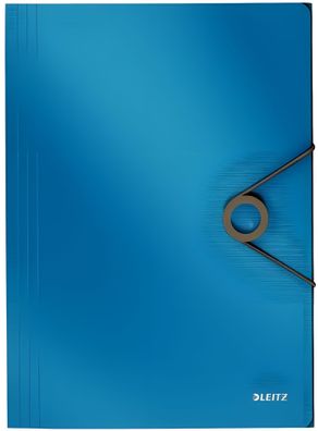 LEITZ 4563 Dreiflügelmappe Solid A4 PP hellblau