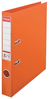 Esselte Ordner A4 5cm orange Ordner PlastikHebelmechnik Schlitzen