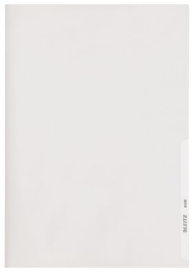 LEITZ 4106 Sichthülle Premium A4 PVCHartfolie dokumentenecht glasklar