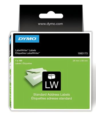 Dymo LabelWriter™ Etikettenrolle Standardetiketten 28x89 mm weiß