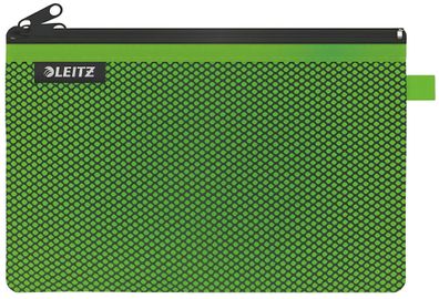 LEITZ Traveller ZipBeutel WOW L grün 25x15cm 2 Fächer 1xblickdicht
