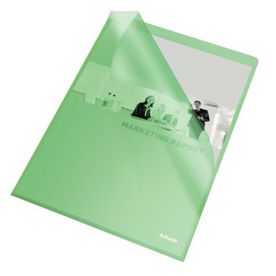 Esselte Sichthüllen Standard DIN A 4 PP grün 012 mm (80548380)