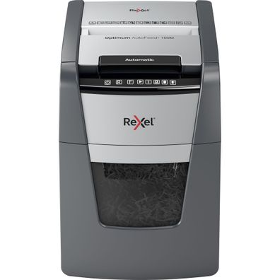 Rexel Aktenvernichter Optimum AutoFeed+ 100 M P5 schwarz
